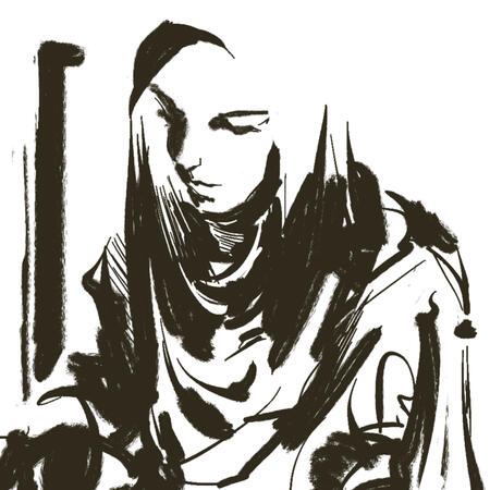 Artwork of a random person.